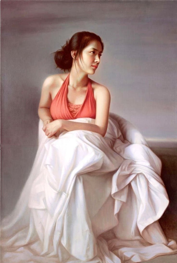 人体#画了23年人体,为何只画上半身?是不好意思画下半身还是另有用意