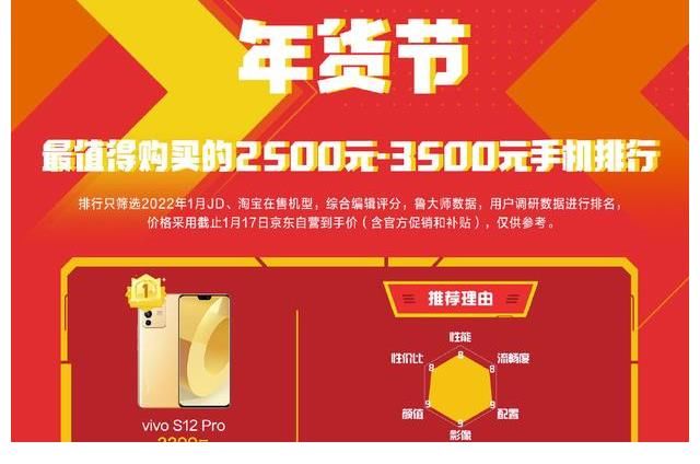 鲁大师|预算3000，新年换机怎么选？vivo S12 Pro了解下