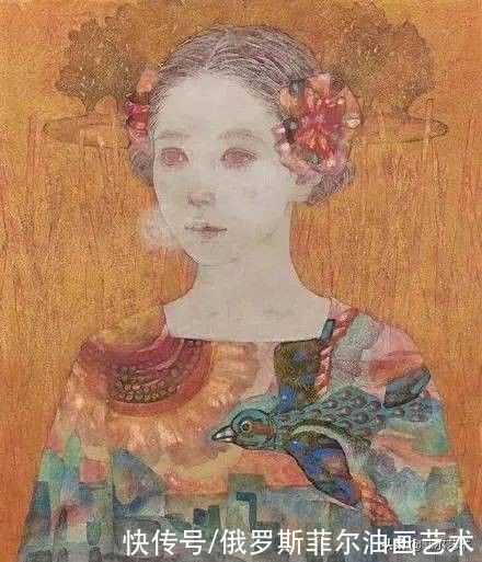 敦煌莫高窟|日本最优秀的青年女岩彩画家,她的作品太美了