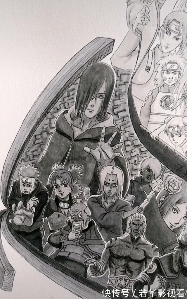 宇智波鼬|网友手绘一幅漩涡鸣人,拍卖1.4万,多人求购,网友:值这个价