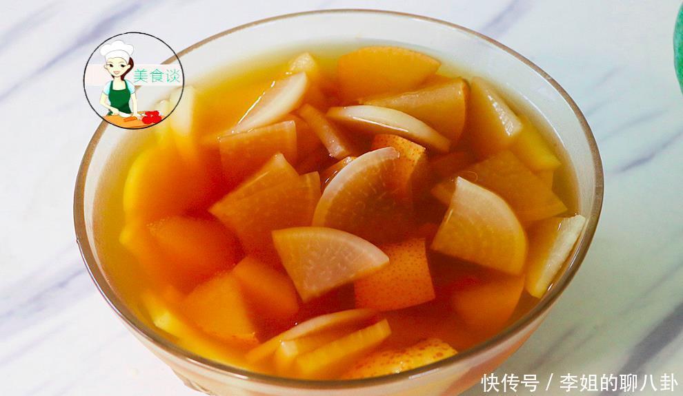 特别|萝卜雪梨糖水此做法,味道太棒了,润肺又止咳,大人小孩要多喝