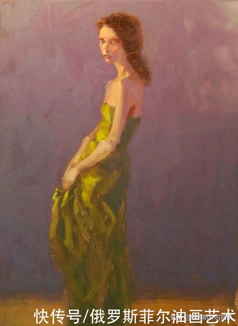 油画&美国画家桑德拉·弗朗德的油画里,充满了微妙而引人注目的情感