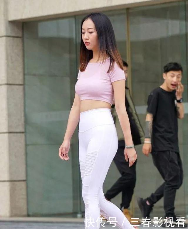痕迹|是个喜欢运动的美女，没有痕迹的运动裤，长得最美