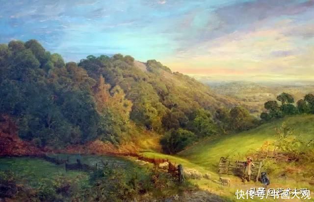 英国画家克莱顿·亚当斯风景油画作品欣赏