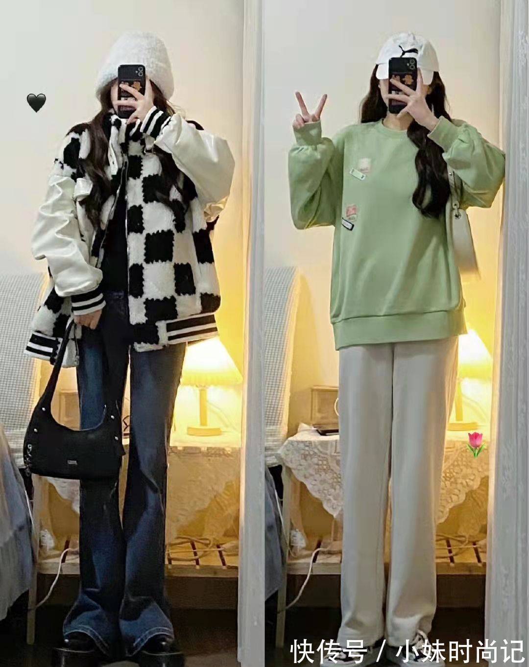 针织衫 早春这么穿,个性还吸睛,元气少女感满满,谁拒绝的了呢?超美