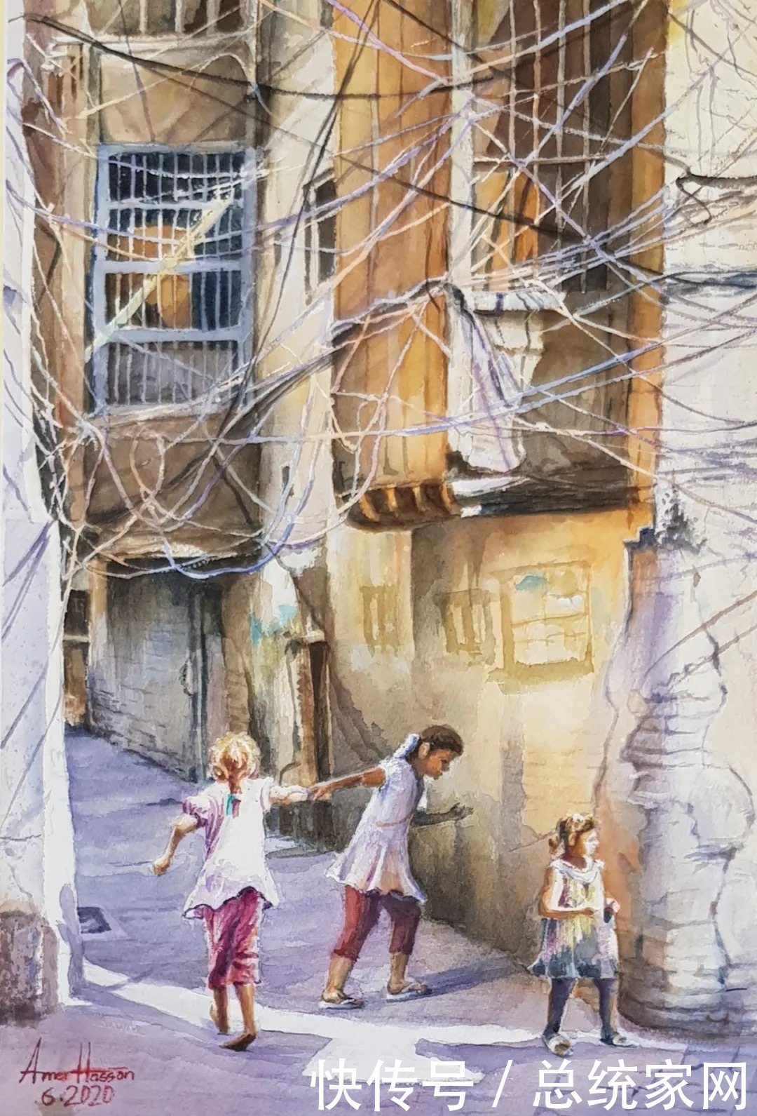 「第七届水彩节特邀嘉宾」AMER HASSAN 艺术作品展