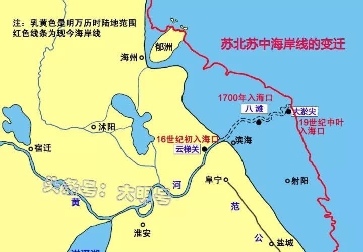 河道|废黄河与黄河改道