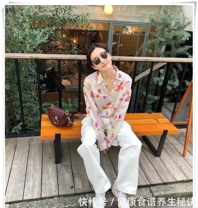 中年女性 阔腿裤+衬衫=中年女性气质穿搭,开春正流行!