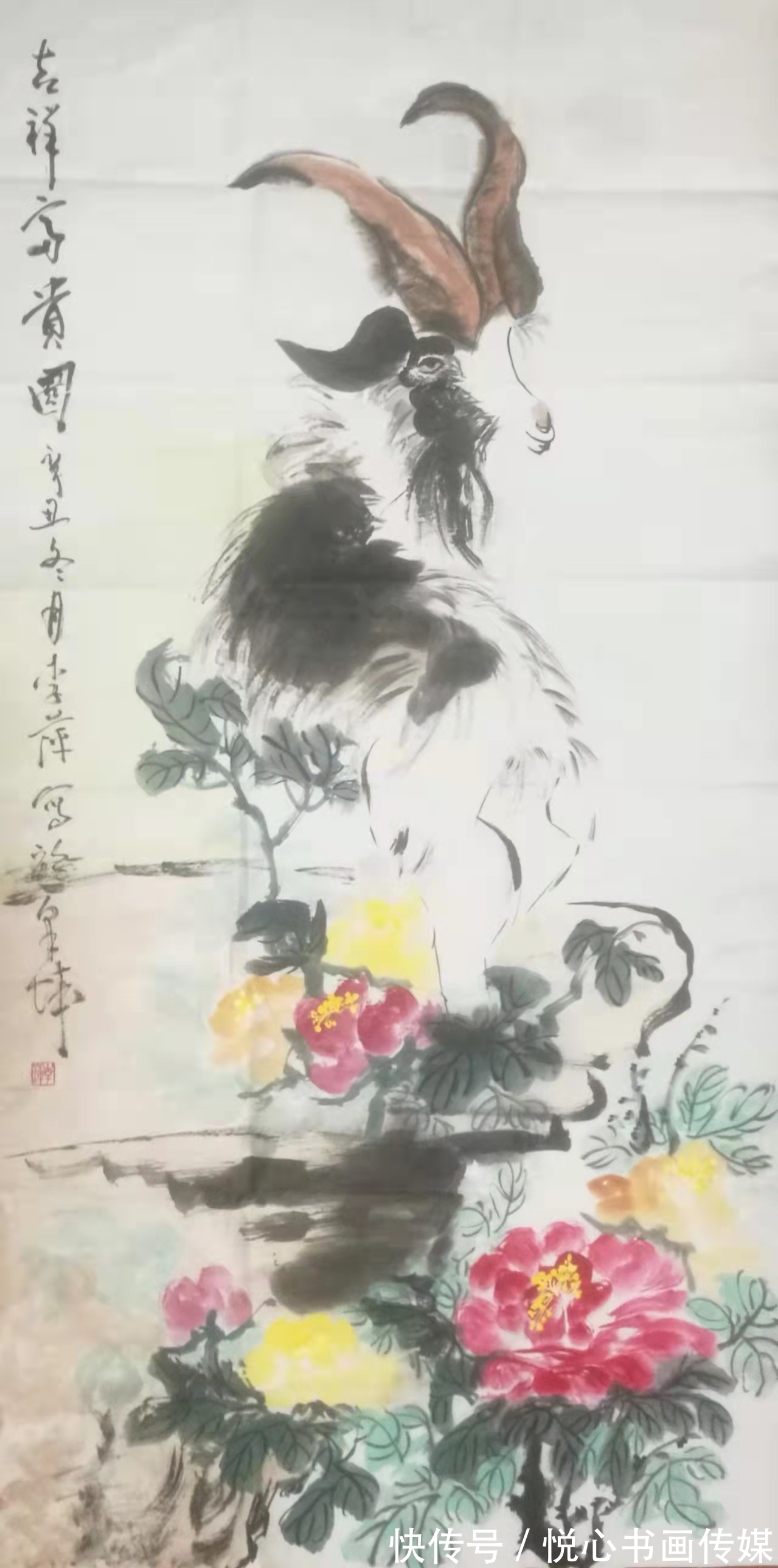 花鸟画$花鸟画创作室艺术总监，当代著名画家李萍国画作品欣赏