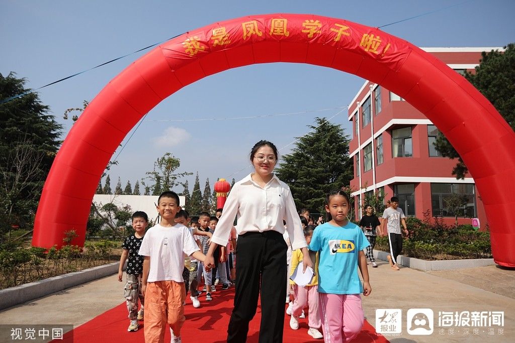 新生|图看日照｜学校举行“开笔礼” 迎接一年级新生