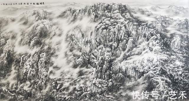 画家|著名焦墨云雾山水画家林晓丽----新没骨水墨淡彩风景艺术