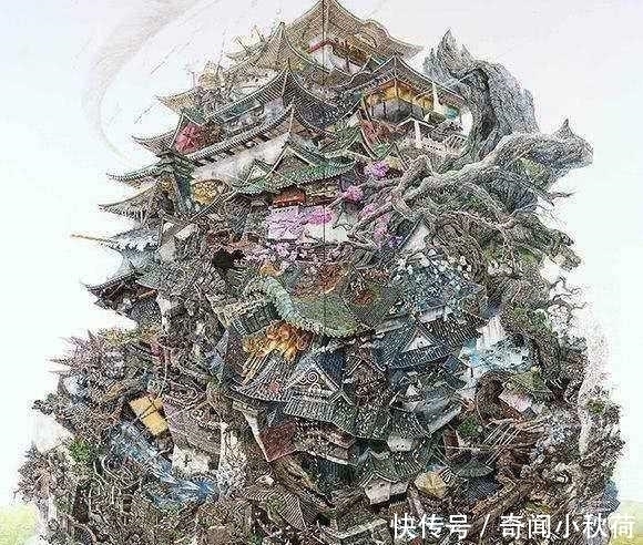 画风$日本一个“变态”画家,他将钢笔玩到了极致,画一幅画用三年时间