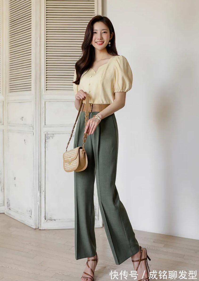 裤装|简单清爽大方,10款时尚养眼的夏季穿搭示范,轻松甩掉路人感