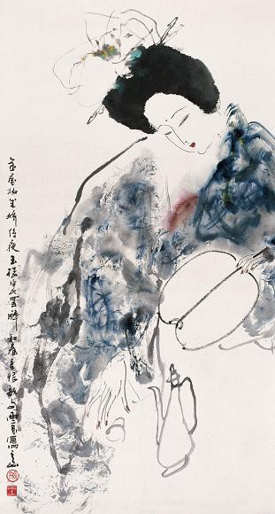 绘画作品@王西京的人物绘画作品,太有个性了!