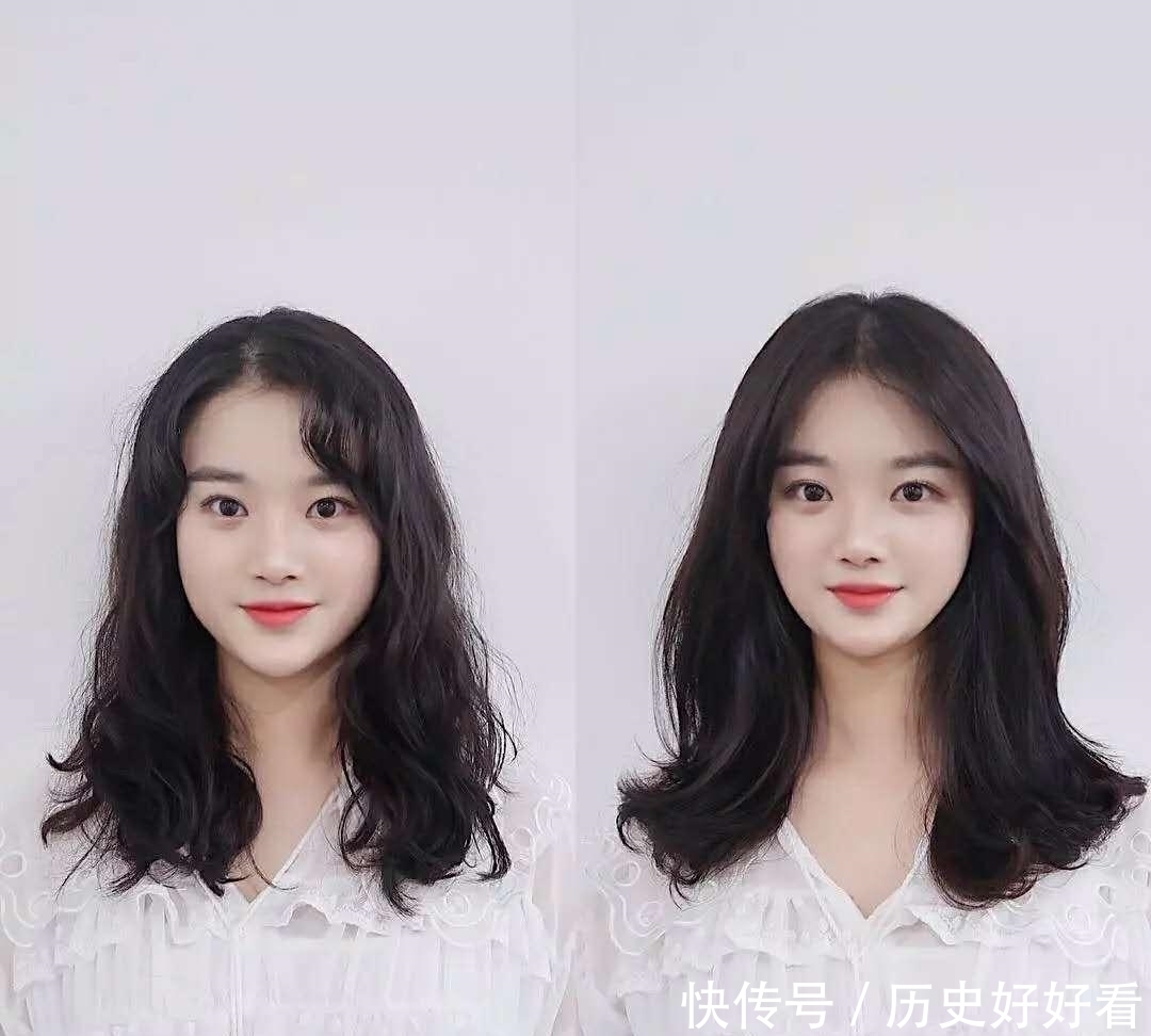 圆脸型|圆脸型的女生适合留什么刘海显得时尚一些?
