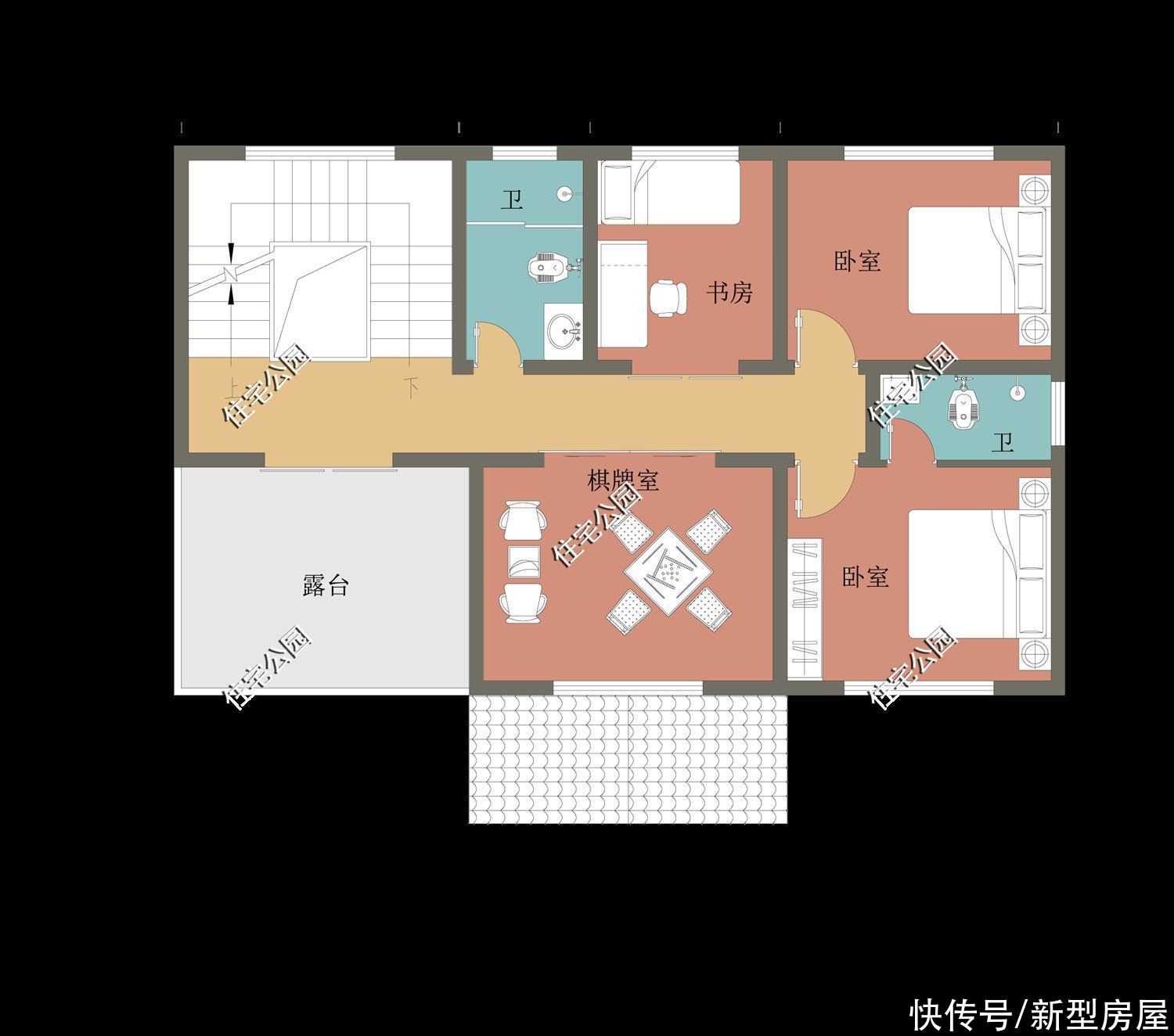 起居室|爸妈、我和弟弟各选了三套户型，大家看看哪套更适合农村建？