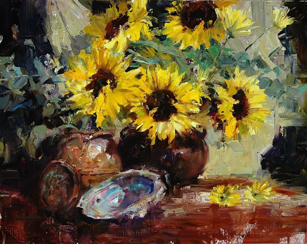 jeffrey|他的油画笔触粗犷又细腻，透着一种不可言说的美