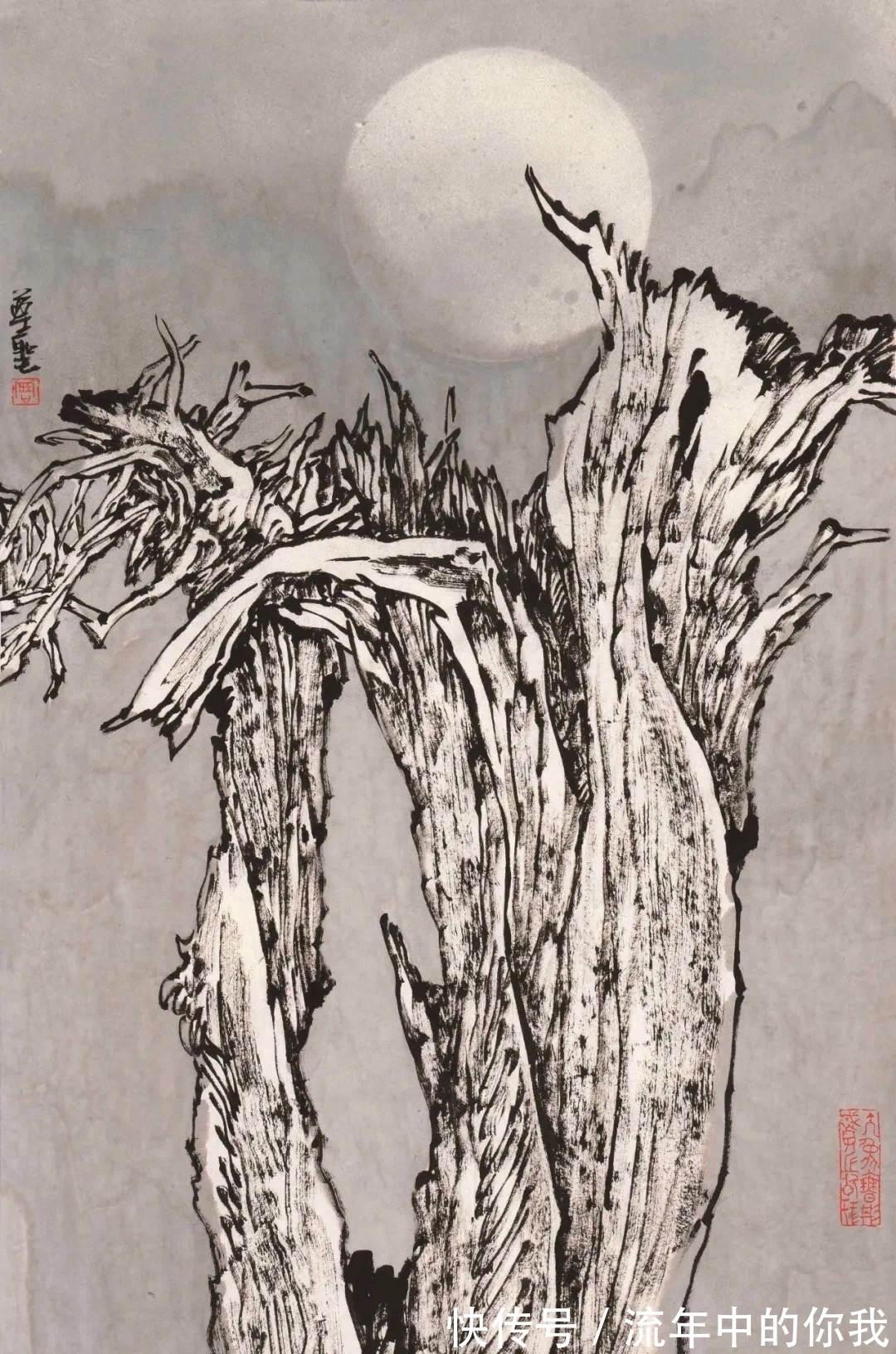 天山!周尊圣:天山山水画派创始人,用30年画出最美天山红