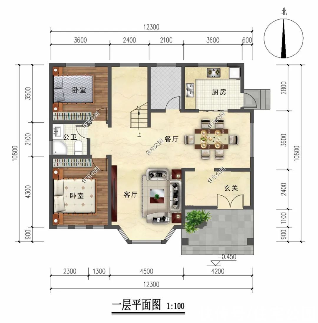 农村|占地122平设计5室2厅，农村房子这样建，真的很让人羡慕