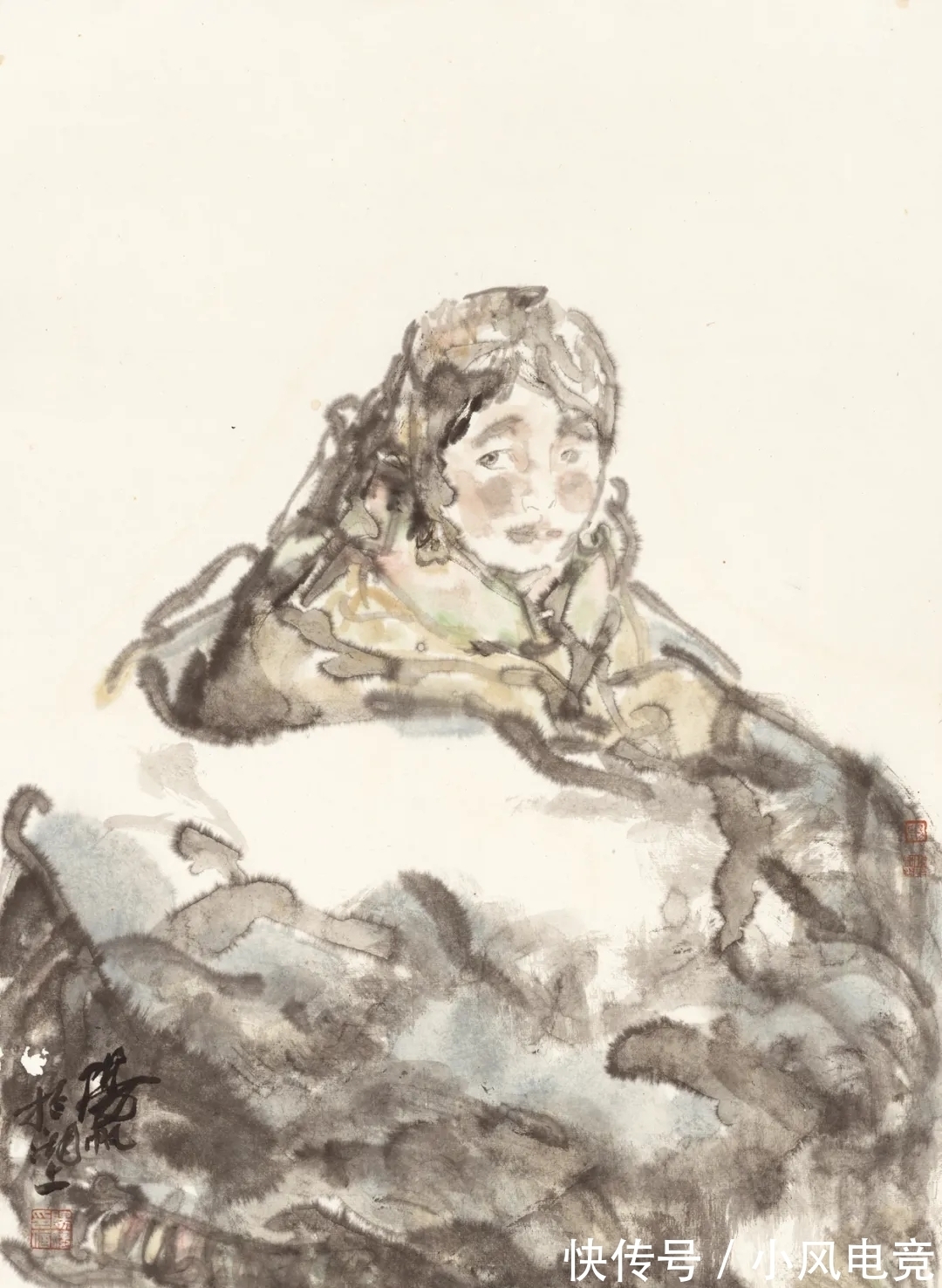 中国美术学院|杭州画院|阳帆人物画