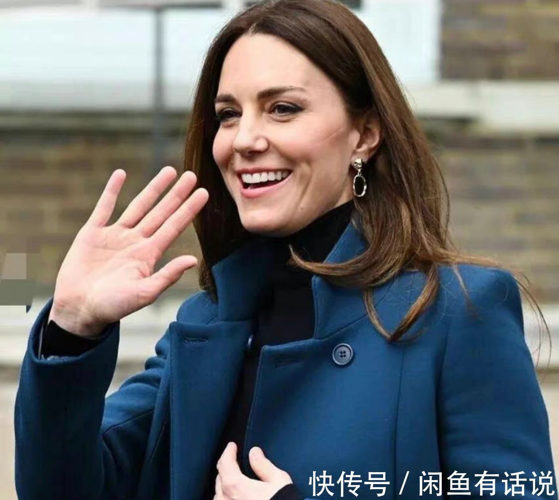 旺夫相 凯特胖出了“阿姨味”,穿大衣双下巴明显,脸肉肉的很有旺夫相