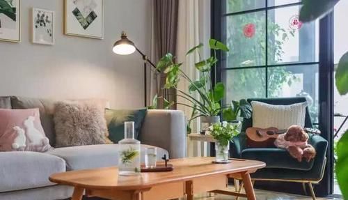 为主调|88㎡清新北欧3室2厅,小房子是植物天堂,小日子就该清新又温暖