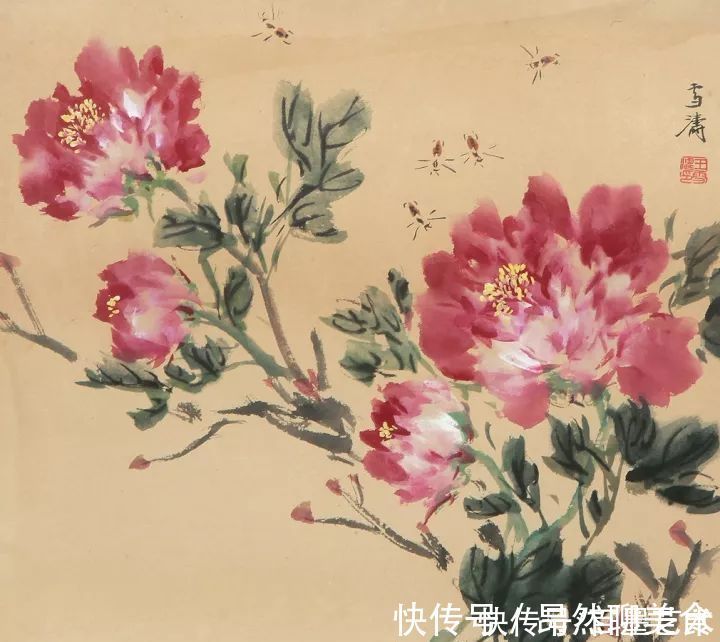 小写意@唯有牡丹真国色!小写意牡丹画150幅,美醉了