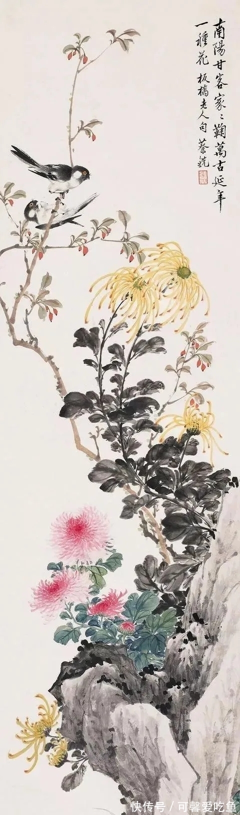 蔡震渊!一位不大“出名”的现代国画家|蔡震渊花鸟画