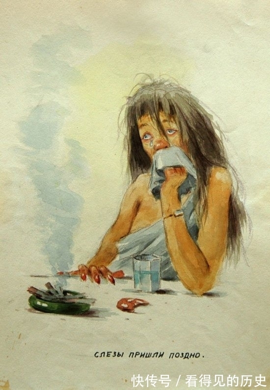 苏联政府!苏联画家笔下的俄罗斯酒鬼 一个个丑态百出