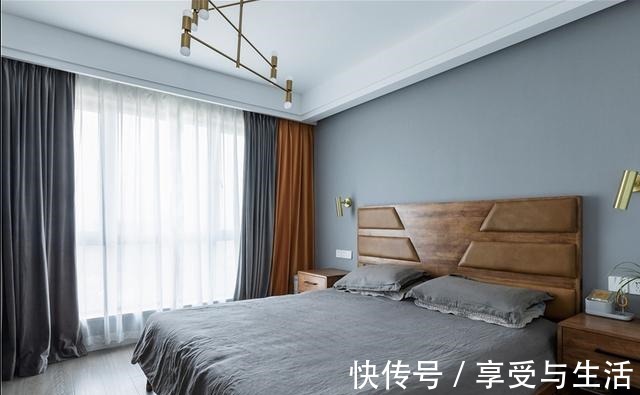 墙面|103㎡现代简约风,自然与现代的碰撞,体验撞色带来的震撼美!