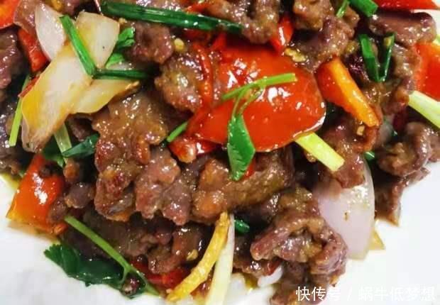 好吃|冬天,补充热能当然离不开牛肉了,爆炒牛肉软嫩不柴,好吃得劲!