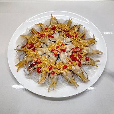 蒜蓉蒸蛏子
