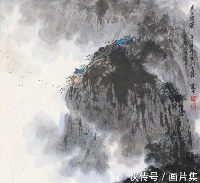 金陵画派$他跟随山水画大师傅抱石习画二十年,为傅派山水第一传人