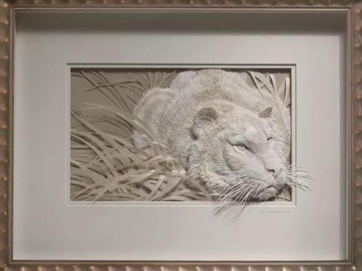 作品|意大利艺术家 Calvin Nicholls 纸雕作品