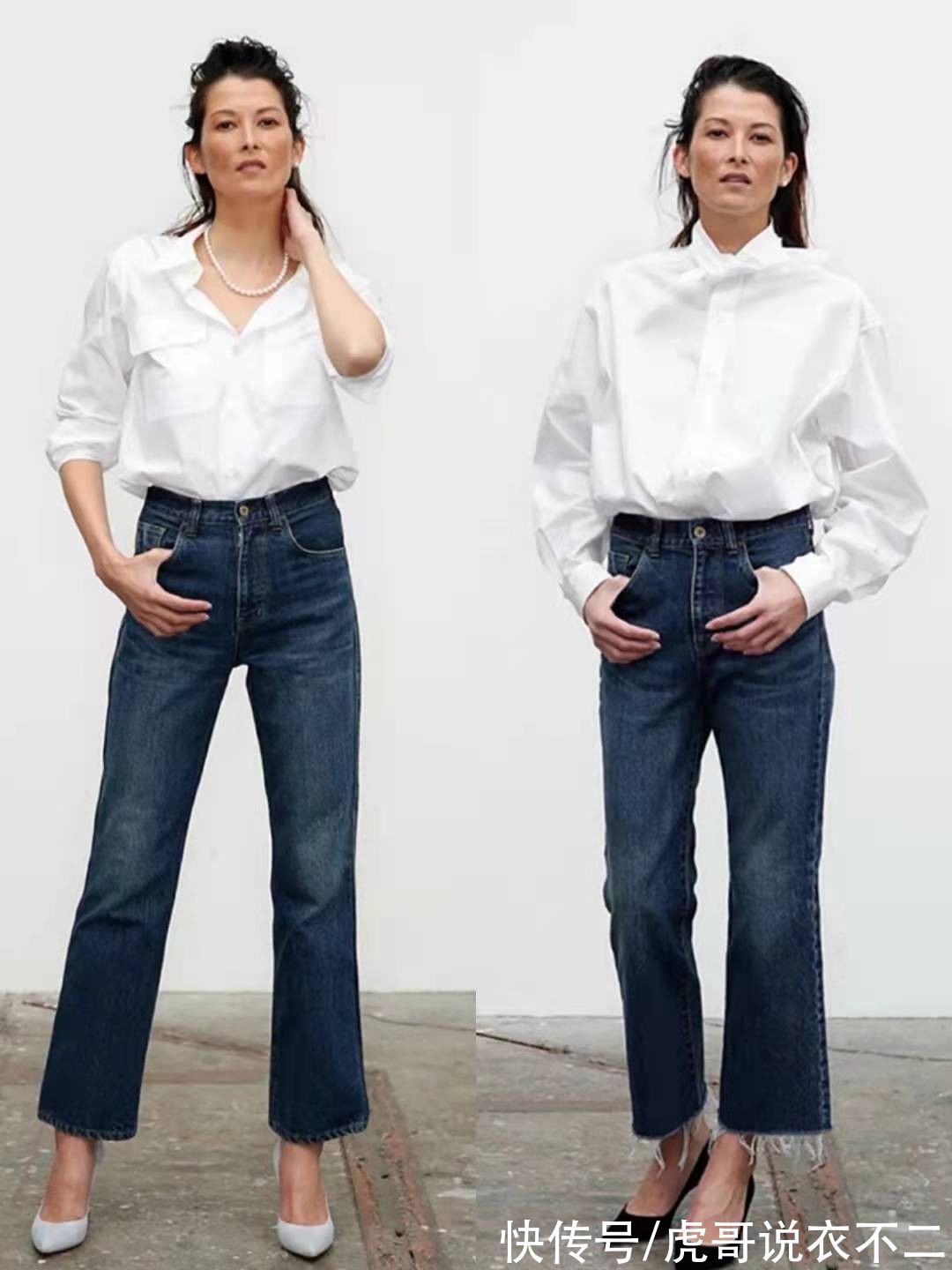 穿衣|秋季穿衣无需复杂,用“蓝色牛仔裤”打造好气质,不费劲又不显老