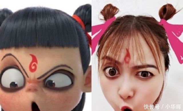 敖丙仿妆红了，宋祖儿cos哪吒火了，连哪吒走路都和樱木花道撞了！