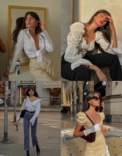 内衬|欧美风穿搭, 又美又飒高级感满满, 穿出时尚精致街头风