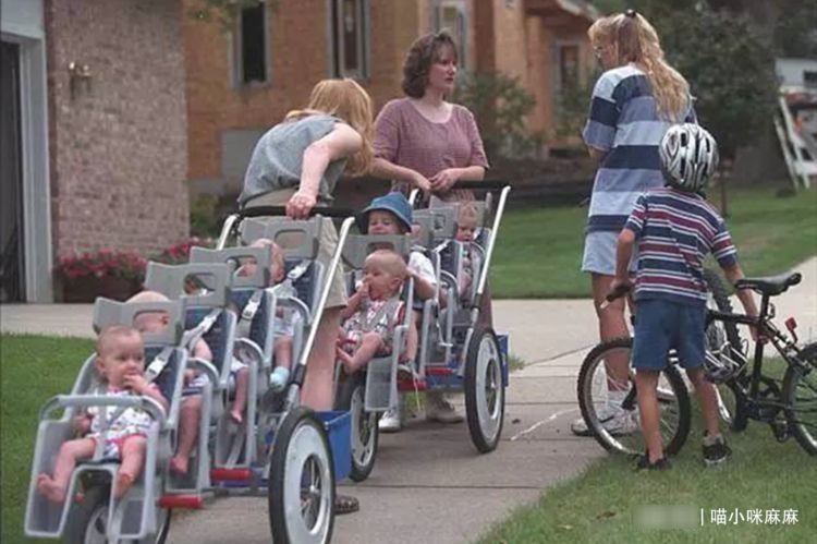 胎生|一胎生“一窝”是种什么体验?七胞胎一天用52片尿布,喝42瓶奶粉