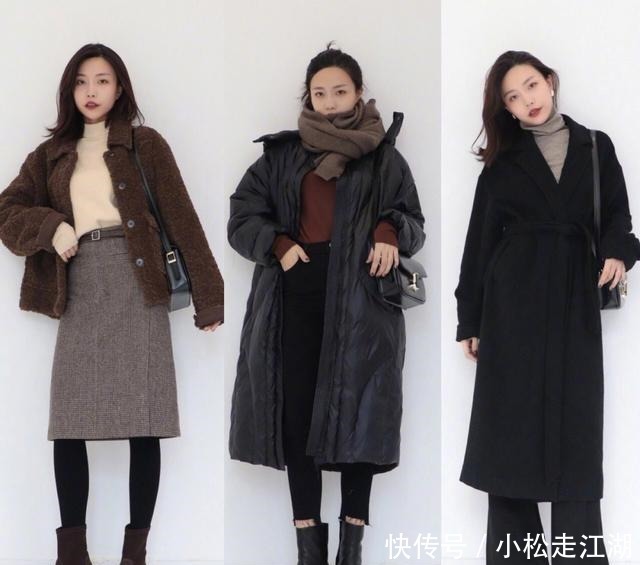 示范|小个子秋冬怎么穿24套温柔又气质穿搭示范,照着穿就对了
