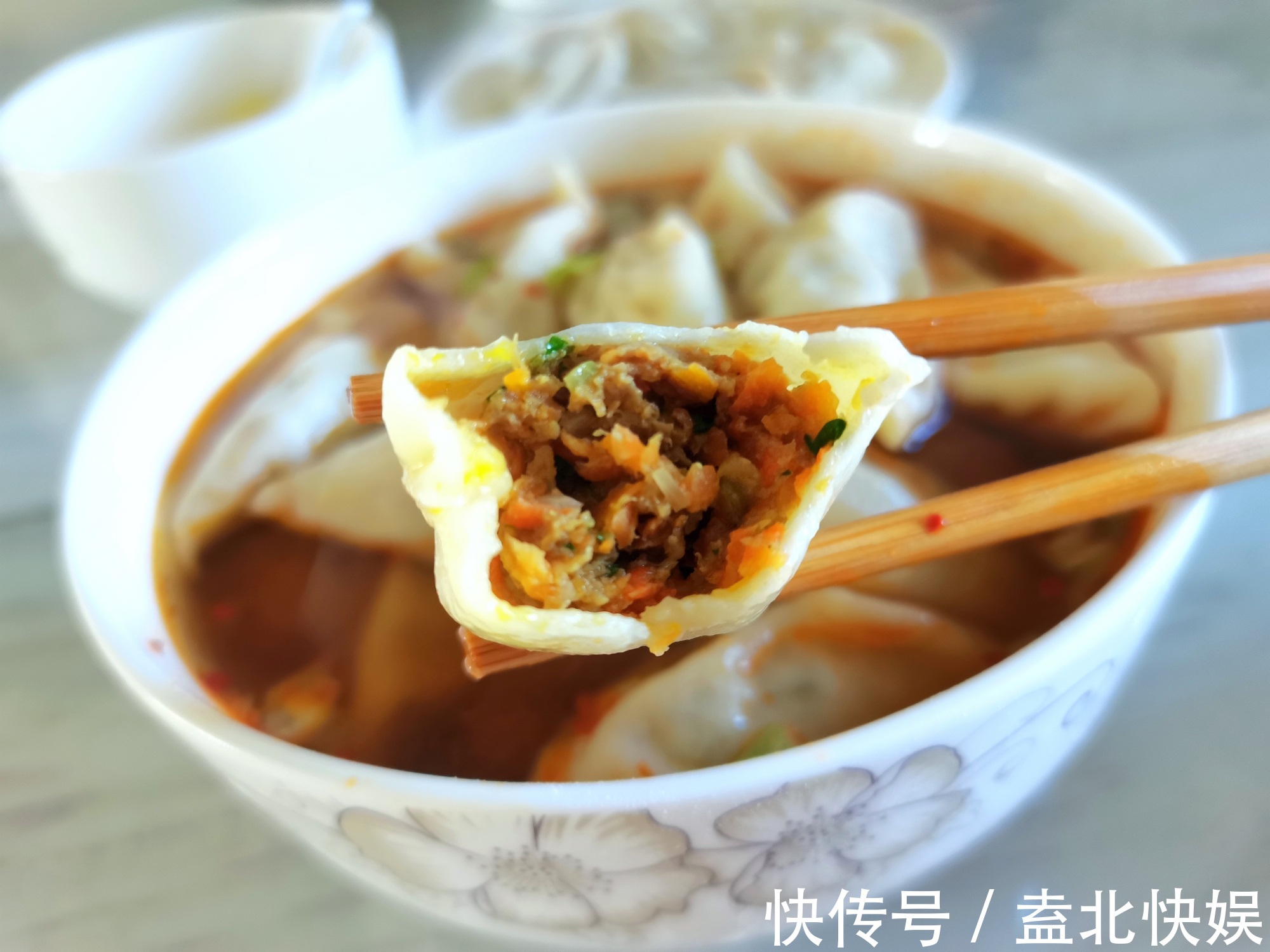 肉饺子|肉饺子我家十次有八次都是吃这个馅料，自带鲜味，总也吃不够