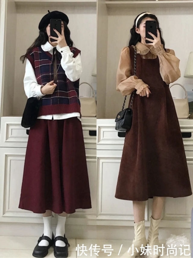 冬季约会气质穿搭,打造温柔淑女,遮肉又显瘦哦