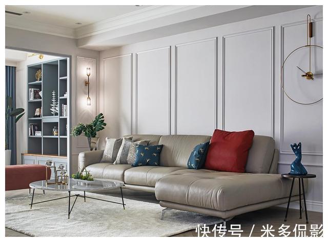 轻奢|250㎡美式轻奢大平层，独立玄关比客厅还好看，全屋简洁又显品味！