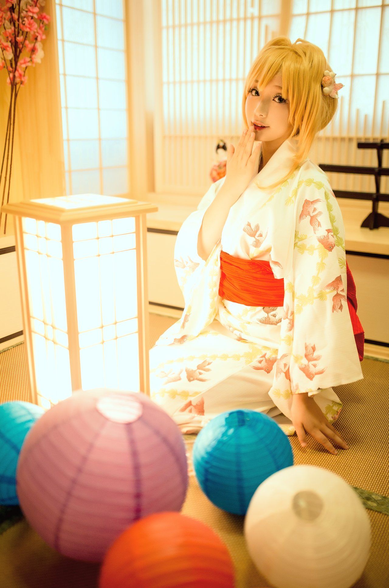 木之本|木之本樱金鱼浴衣 cosplay