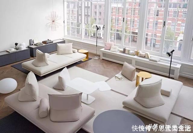 客厅|去掉万年不变的‘电视+沙发+茶几’老三件,客厅可以美成这样