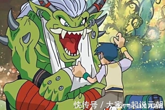 丧尸暴龙兽|数码宝贝 奥加兽的两条进化线, 一条进化成恶魔, 一条成为神族!