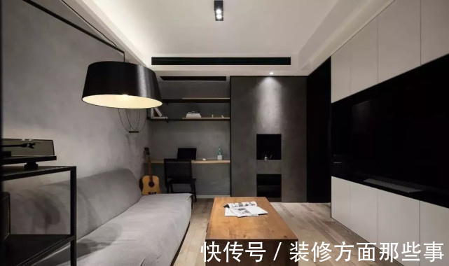 收纳|50平简约风公寓设计,玄关大面积的留白进门没有局促压抑感