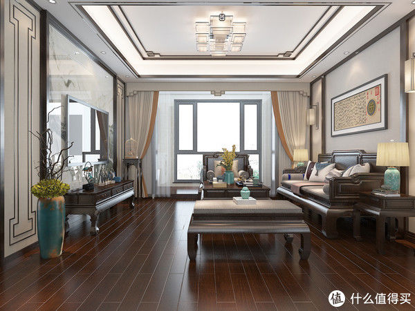 长沙|长沙夫妻130平米的新中式风格,客厅韵味十足,细节之处尽显品味