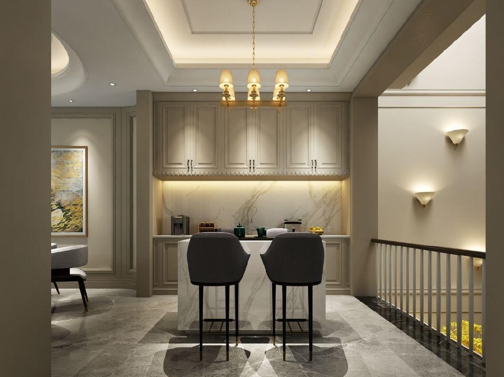 明亮|美式别墅纯享生活,350平方米大户型,每一层都有别样魅力