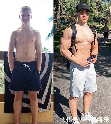 增肌|别人家的18岁,1460天的努力,弱鸡变猛男,堪比专业健美运动员