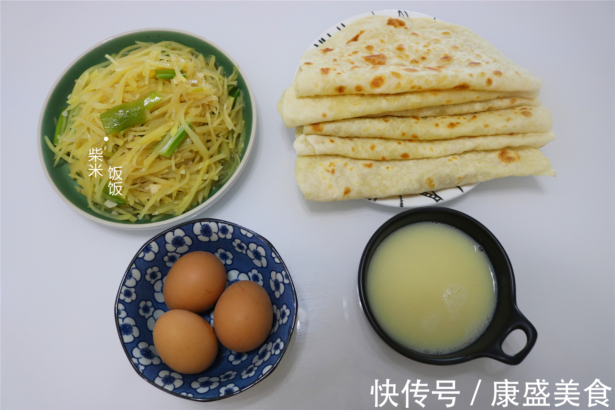 米糊|3个人的早餐，简单好做不费劲，花钱少，吃得舒服